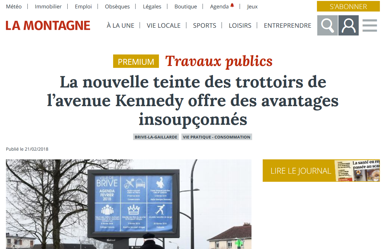 La Montagne — 21 février 2018