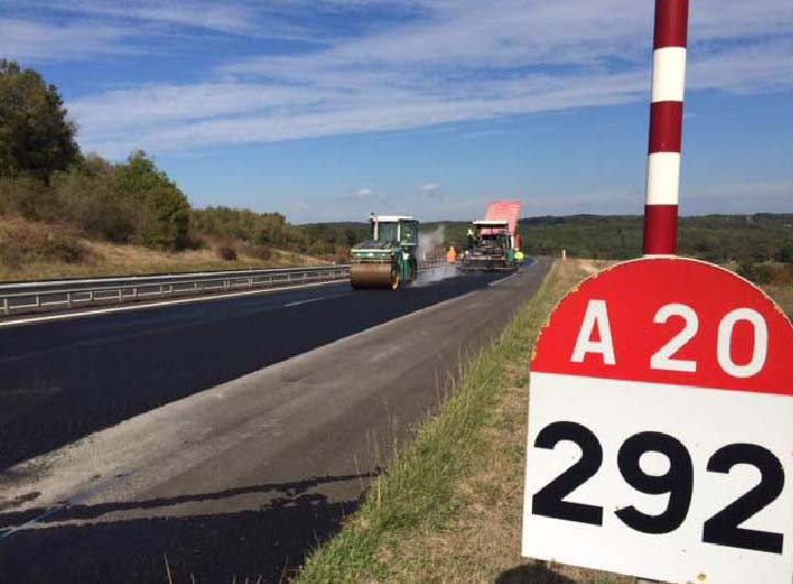 Entretien de chaussée - A89